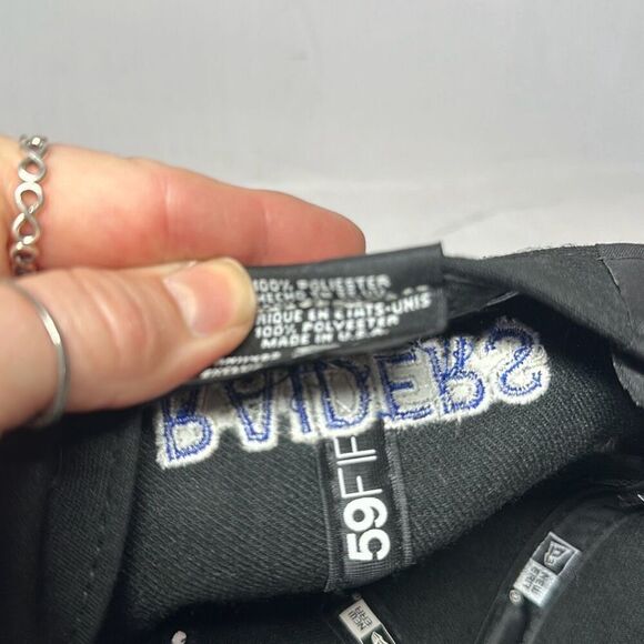 NEW ERA HC Head Coach Black Blue Raiders SnapBack Cap Hat - Picture 9 of 10